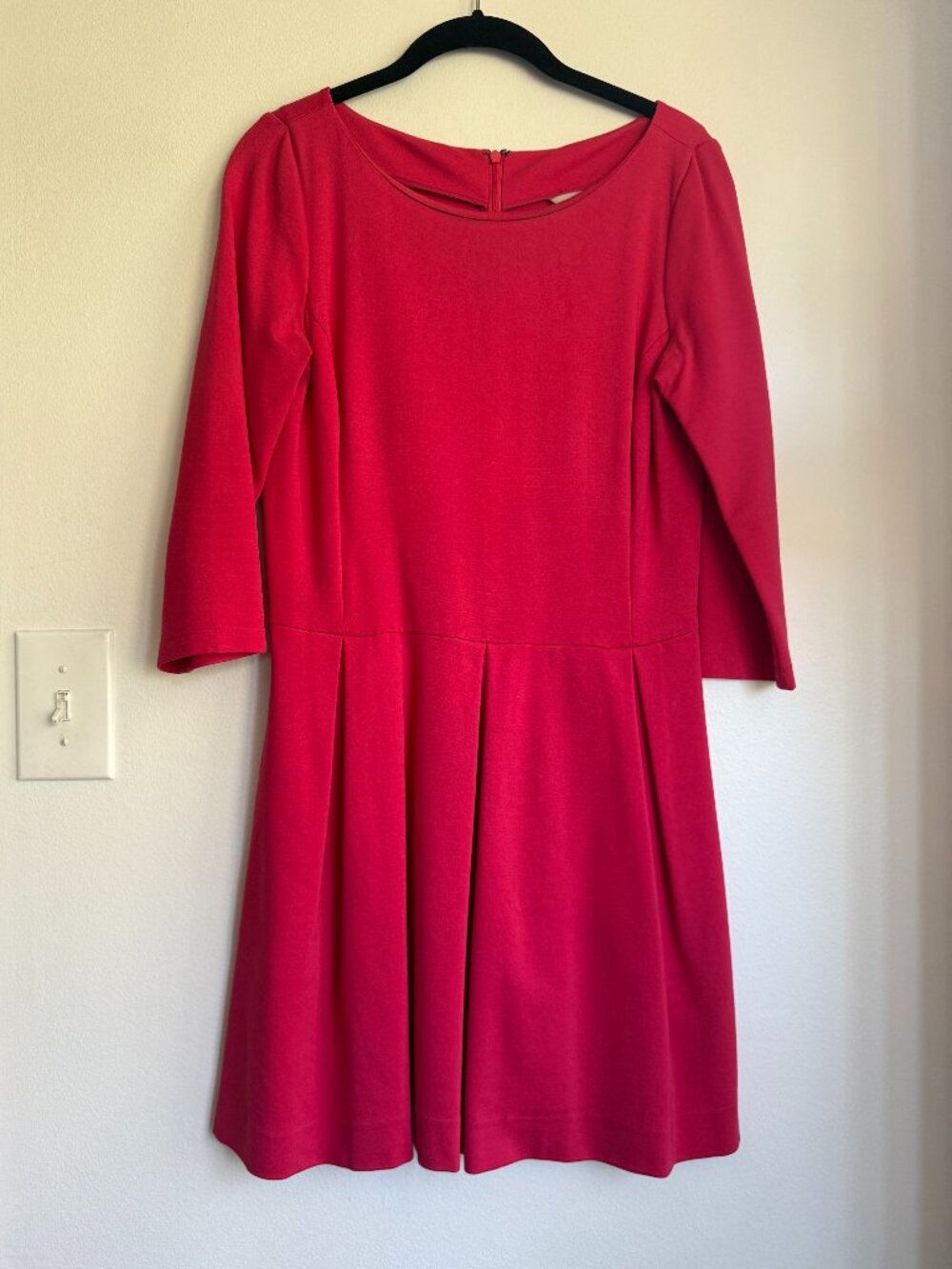 Banana Republic Pink Pocket Dress Sz 8 Petite Polished Chic
